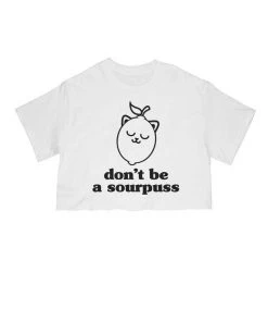 Arm The Animals Cut Crop Tees Women's | Sour Puss | Cut Tee