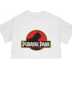 Arm The Animals Women's | Purassic Park | Cut Tee Cut Crop Tees