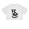 Arm The Animals Cut Crop Tees Women's | Frenchie Alebrije | Cut Tee
