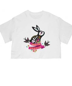 Arm The Animals Women's | Bunny Alebrije | Cut Tee