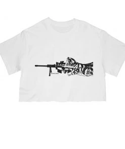 Arm The Animals Cut Crop Tees Women's | Scout Snipurr | Cut Tee