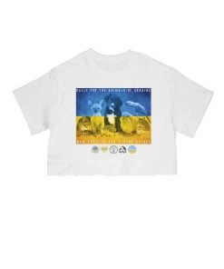 Arm The Animals Women's | Rally For Ukraine | Cut Tee Cut Crop Tees