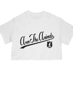 Arm The Animals Women's | ATA Script Logo | Cut Tee Cut Crop Tees