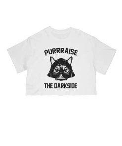 Arm The Animals Cut Crop Tees Women's | Purraise The Darkside | Cut Tee