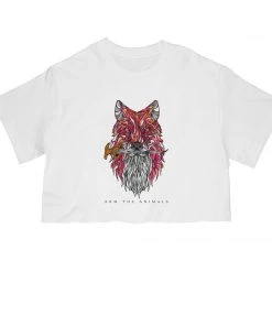 Arm The Animals Women's | Dagger Fox | Cut Tee Cut Crop Tees