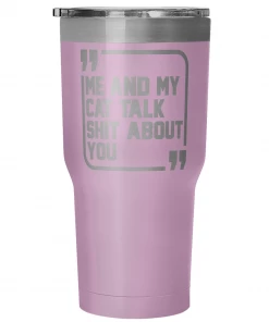 Teelaunch Accessory | Sh*t Talkers (Cat) | 30 Ounce Vacuum Tumbler