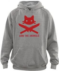 Arm The Animals Hoodies Unisex | 9 Lives 2 Lose Classic | Hoodie