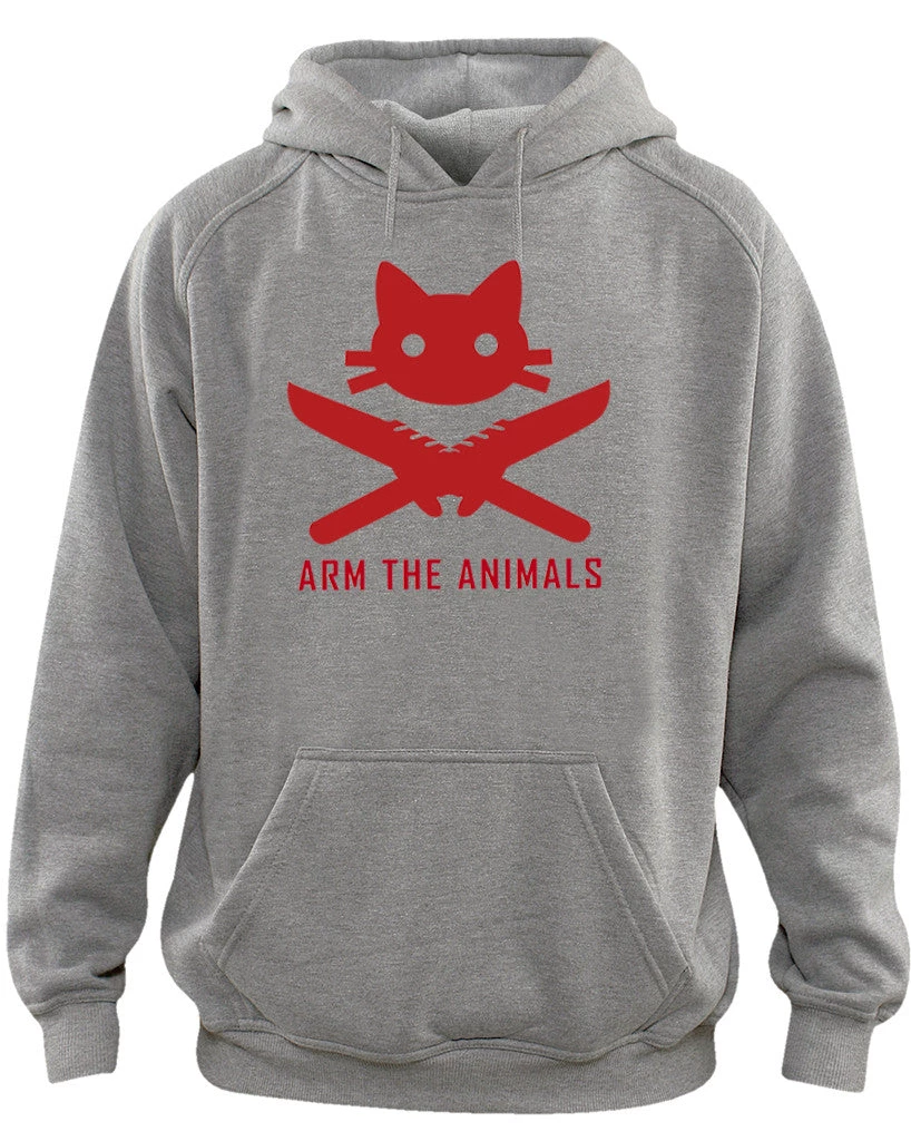 Arm The Animals Hoodies Unisex | 9 Lives 2 Lose Classic | Hoodie