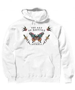 Arm The Animals Unisex | Tattoo Butterfly | Hoodie