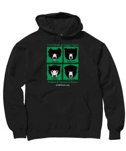 Wildlife SOS Unisex | WLSOS Four Bears | Hoodie