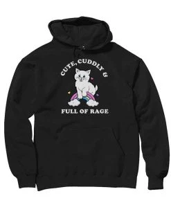 Arm The Animals Unisex | Rage Kitty | Hoodie