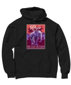 WLSOS Unisex | Raju Travel Poster | Hoodie Wildlife SOS