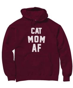Arm The Animals Hoodies Unisex | Cat Mom AF | Oversized Hoodie