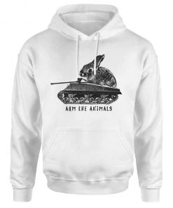 Arm The Animals Hoodies Unisex | Renegade Bunny | Hoodie