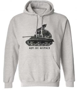 Arm The Animals Hoodies Unisex | Renegade Bunny | Hoodie