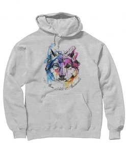 Arm The Animals Hoodies Unisex | Sunset Wolf | Hoodie