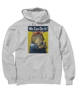 Pizza Cat Unisex | We Can Do It | Hoodie