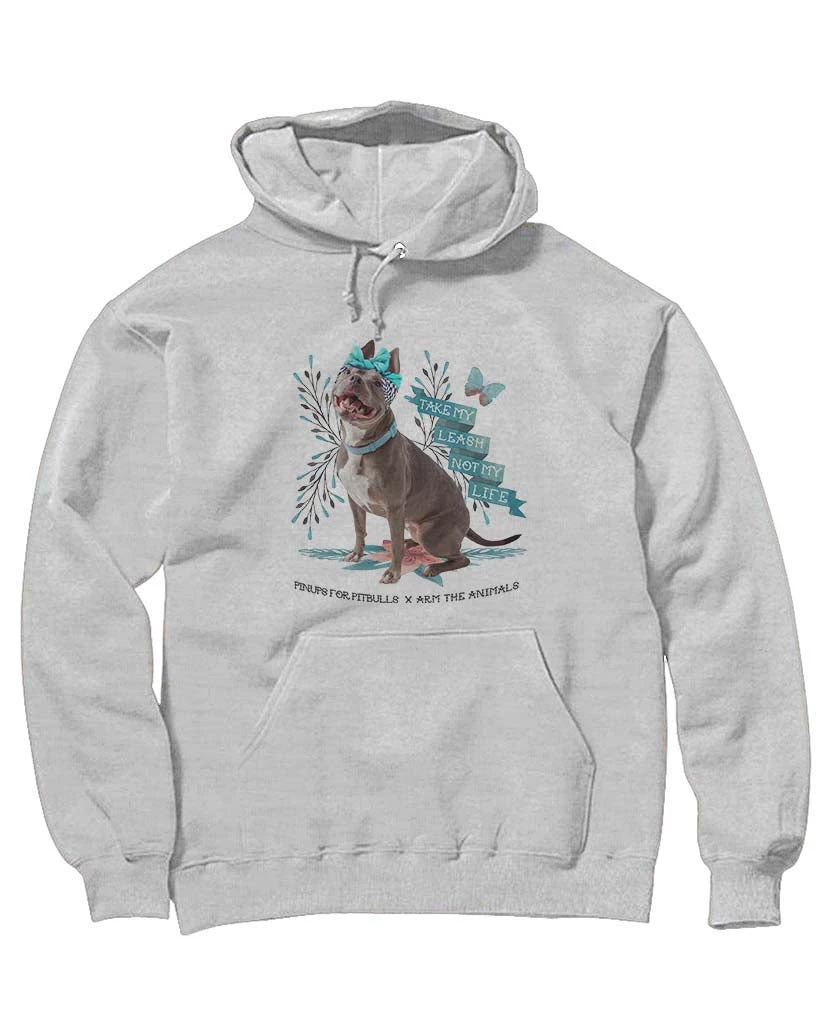 Arm The Animals Hoodies Unisex | Take My Leash Not My Life | Hoodie