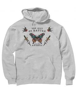 Arm The Animals Unisex | Tattoo Butterfly | Hoodie