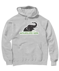 WLSOS Unisex | Elephant Logo | Hoodie Wildlife SOS