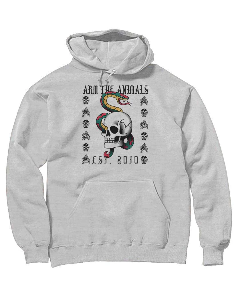 Arm The Animals Unisex | Tattoo Snake | Hoodie Hoodies