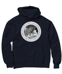 Gianluca Unisex | The Classical Chine Astronomer﻿ | Hoodie Astronomer Cat Collection