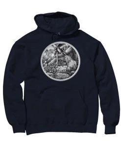 Gianluca Astronomer Cat Collection Unisex | The Cat And The Telescope | Hoodie
