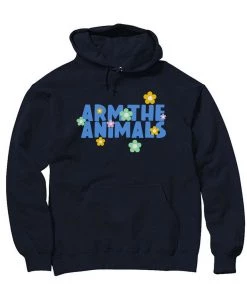 Arm The Animals Unisex | Summer Pop Logo | Hoodie