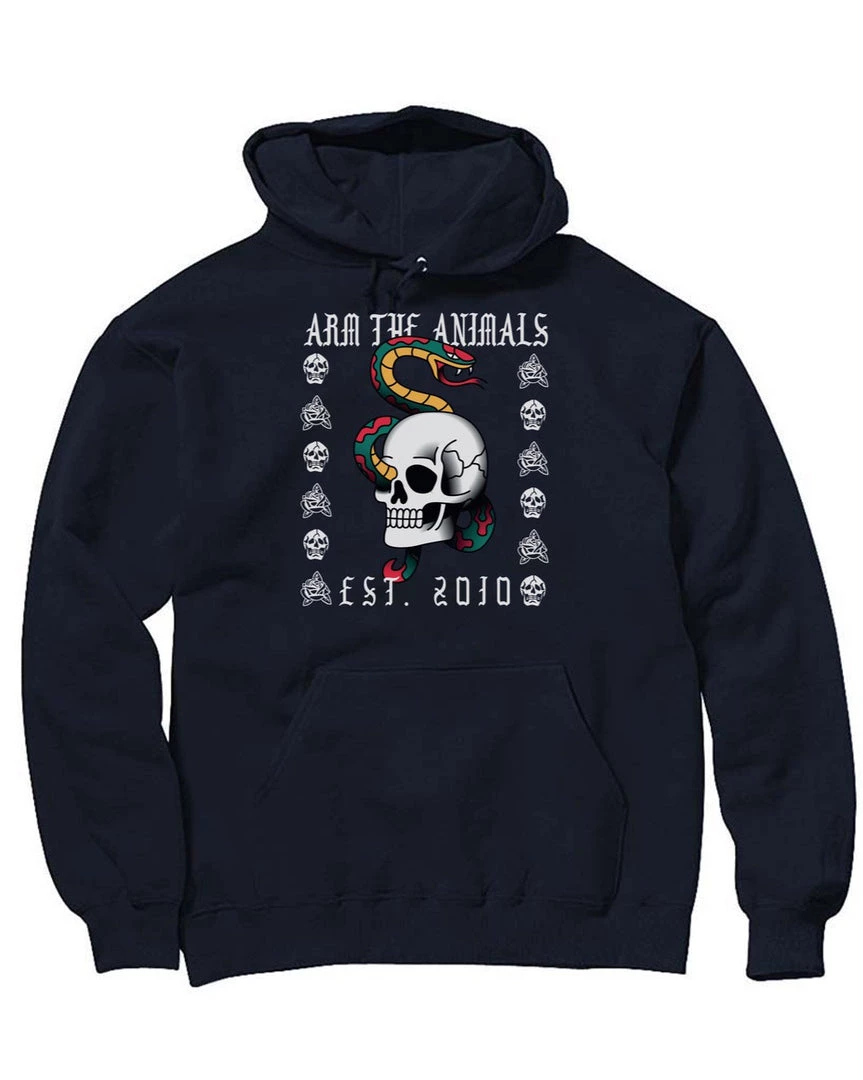 Arm The Animals Unisex | Tattoo Snake | Hoodie Hoodies