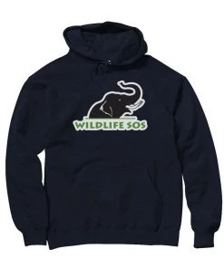 WLSOS Unisex | Elephant Logo | Hoodie Wildlife SOS
