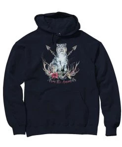 Arm The Animals Unisex | Ridgeline Snow Leopard | Hoodie