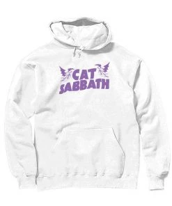 Brutal Kittens Cat Designs Unisex | Cat Sabbath Purple | Hoodie