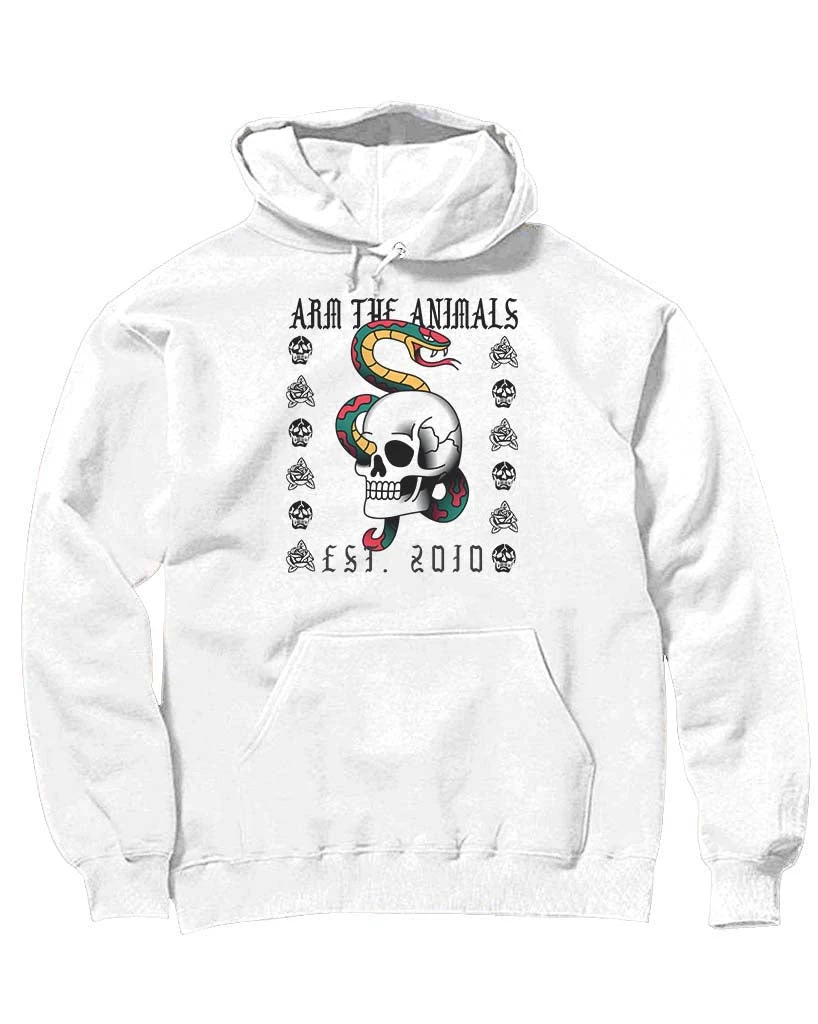 Arm The Animals Unisex | Tattoo Snake | Hoodie Hoodies