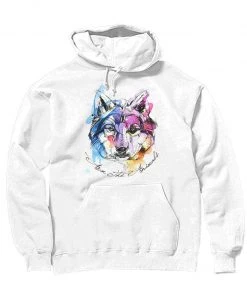 Arm The Animals Hoodies Unisex | Sunset Wolf | Hoodie