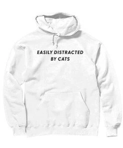 Arm The Animals Unisex | Easily Distracted Cat | Hoodie