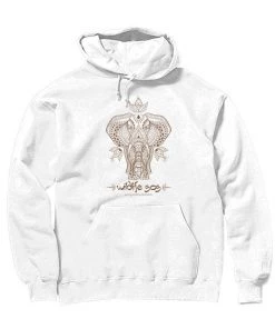 Wildlife SOS Unisex | WLSOS Henna Elephant | Hoodie
