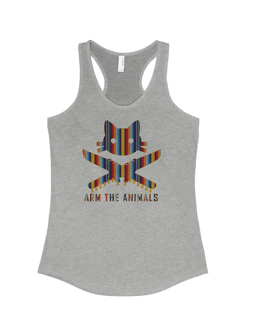 Arm The Animals Tank Tops Women's | 9 Lives Serape | Ideal Tank Top