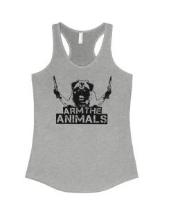 Arm The Animals Tank Tops Women's | Pug Don't Play | Ideal Tank Top