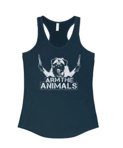 Arm The Animals Tank Tops Women's | Pug Don't Play | Ideal Tank Top