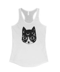 Arm The Animals Tank Tops Women's | Crescent Cat | Ideal Tank Top