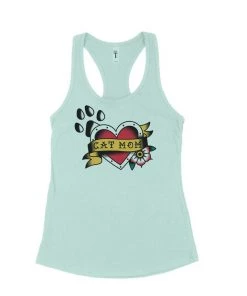 Arm The Animals Women's | Tattoo Cat Mom | Ideal Tank Top Tank Tops