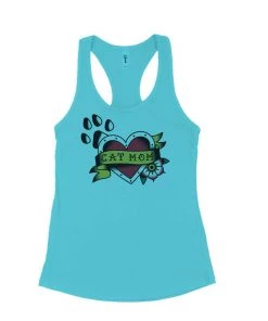 Arm The Animals Women's | Tattoo Cat Mom | Ideal Tank Top Tank Tops