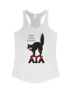 Arm The Animals Women's | Tattoo Black Cat | Ideal Tank Top Tank Tops
