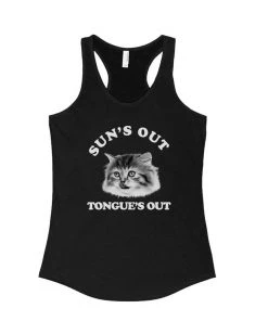 Cats With Their Tongues Out Women's | Sun’s Out, Tongue’s Out | Tank Top