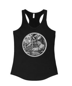 Gianluca Astronomer Cat Collection Women's | The Cat And The Telescope | Tank Top