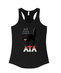 Arm The Animals Women's | Tattoo Black Cat | Ideal Tank Top Tank Tops