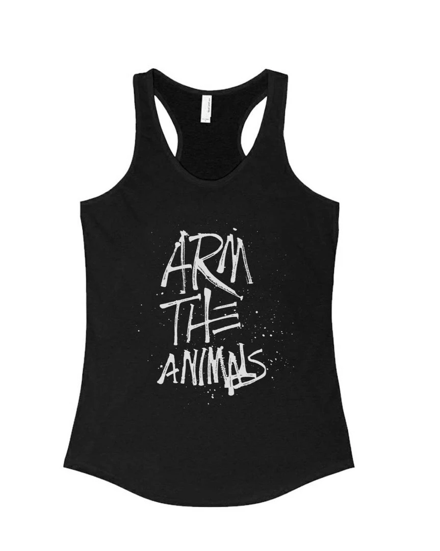 Arm The Animals Tank Tops Women's | ATA Splatter Logo | Ideal Tank Top