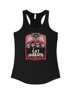 Brutal Kittens Cat Designs Women's | Cat Sabbath | Tank Top