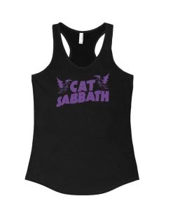 Brutal Kittens Women's | Cat Sabbath Purple | Tank Top