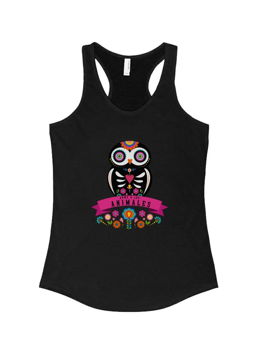 Arm The Animals Tank Tops Women's | Owl Alebrije | Ideal Tank Top